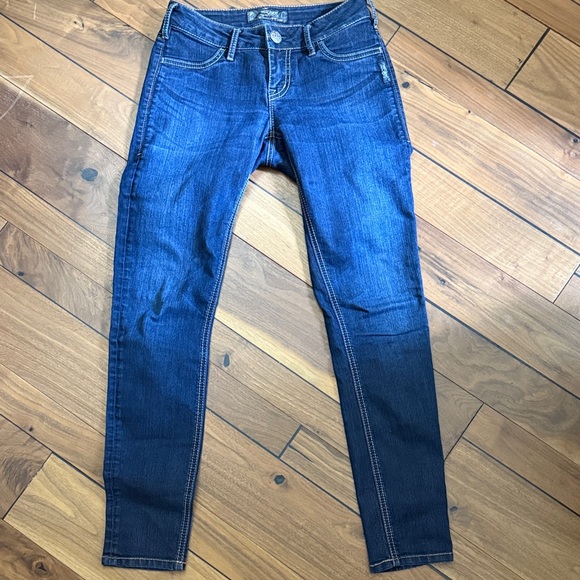 Silver Jeans Dark Blue Skinny Jeans W26/L29 - Picture 1 of 5